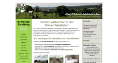 Desktop Screenshot of die-rhoener-walddoerfer.de